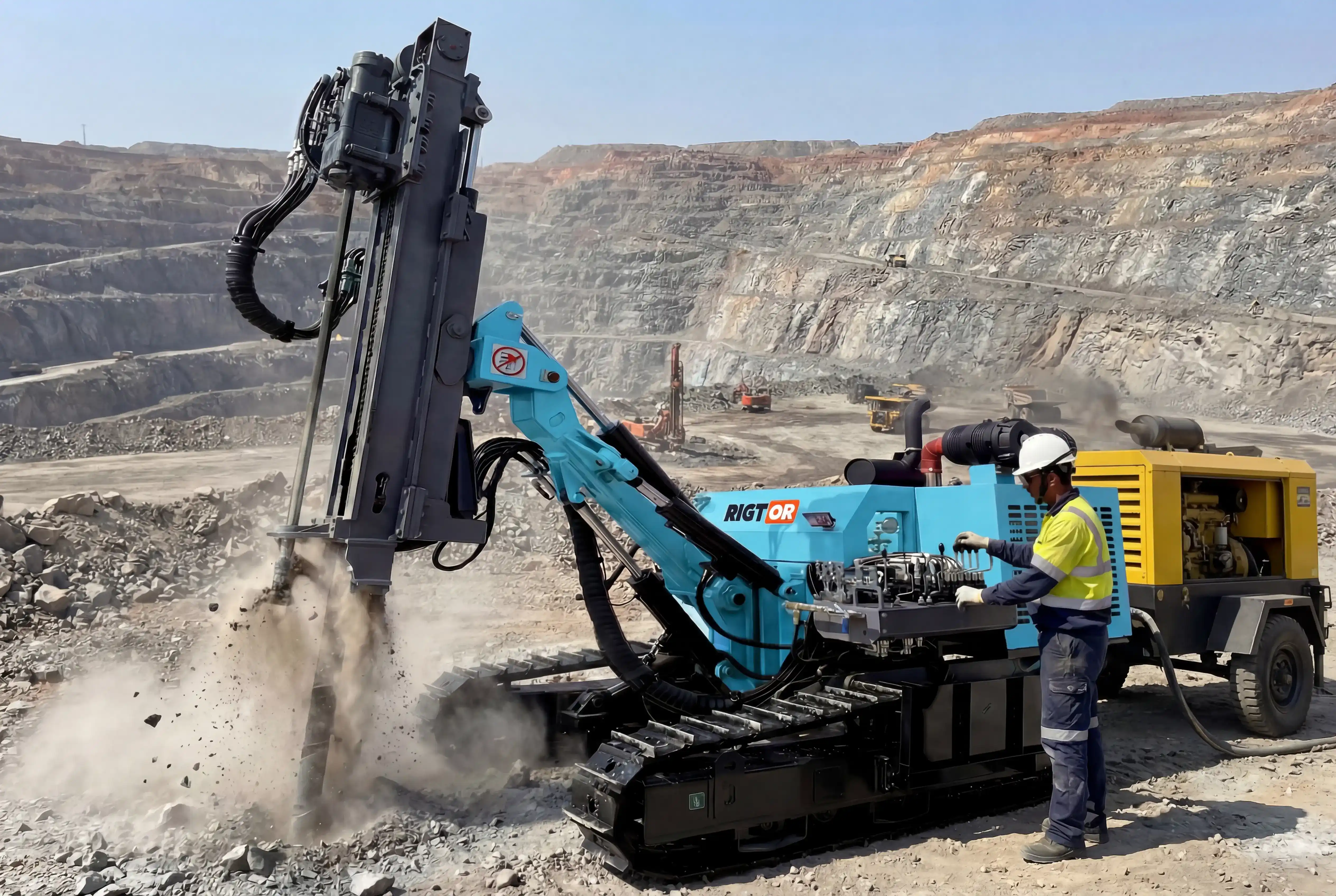 Top Hammer Drilling Rigs