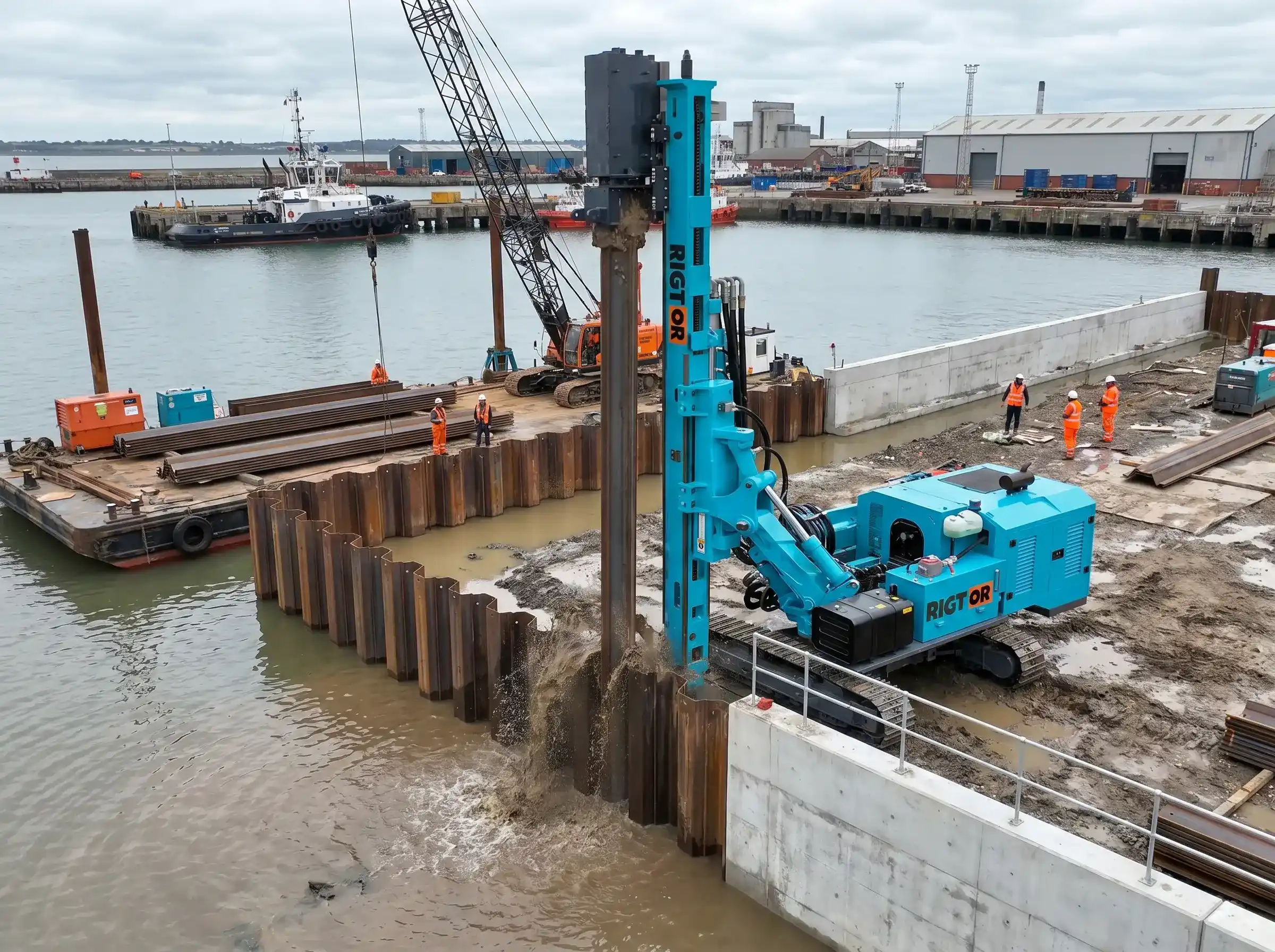 Vibratory Hammer Pile Driver