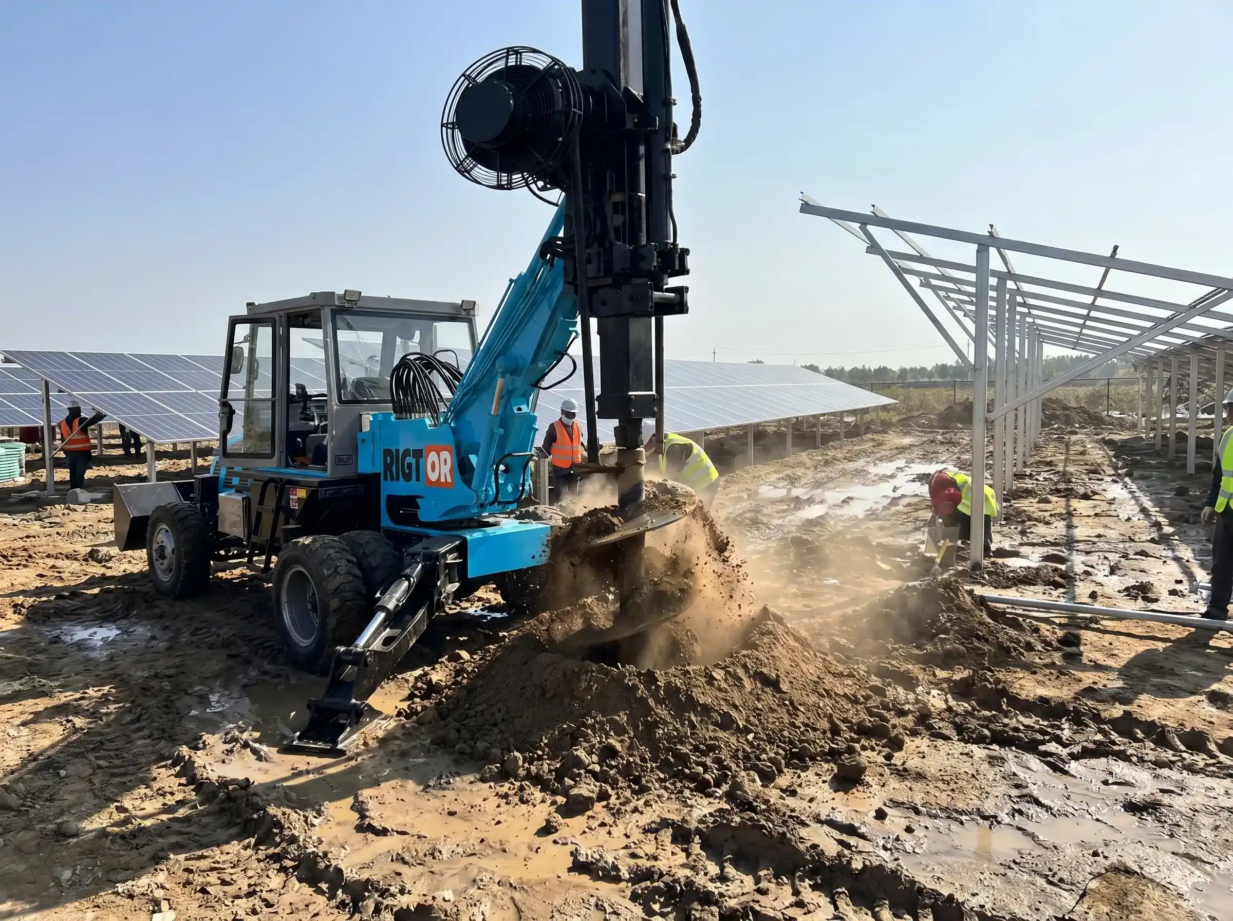 180&deg; Rotatable Hydraulic Rotary Drilling Rig