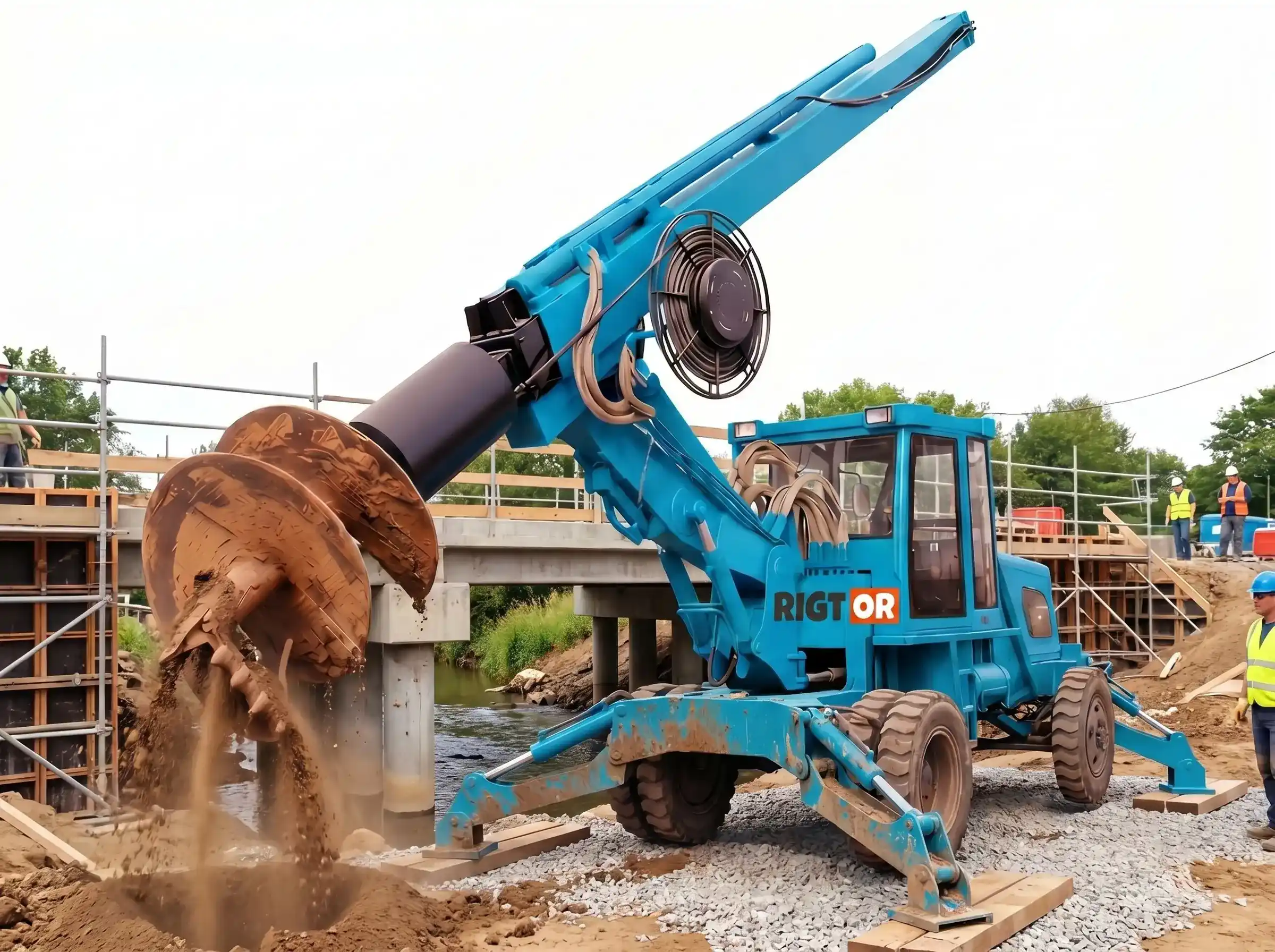 360&deg; Rotary Portable Hydraulic Drilling Rig