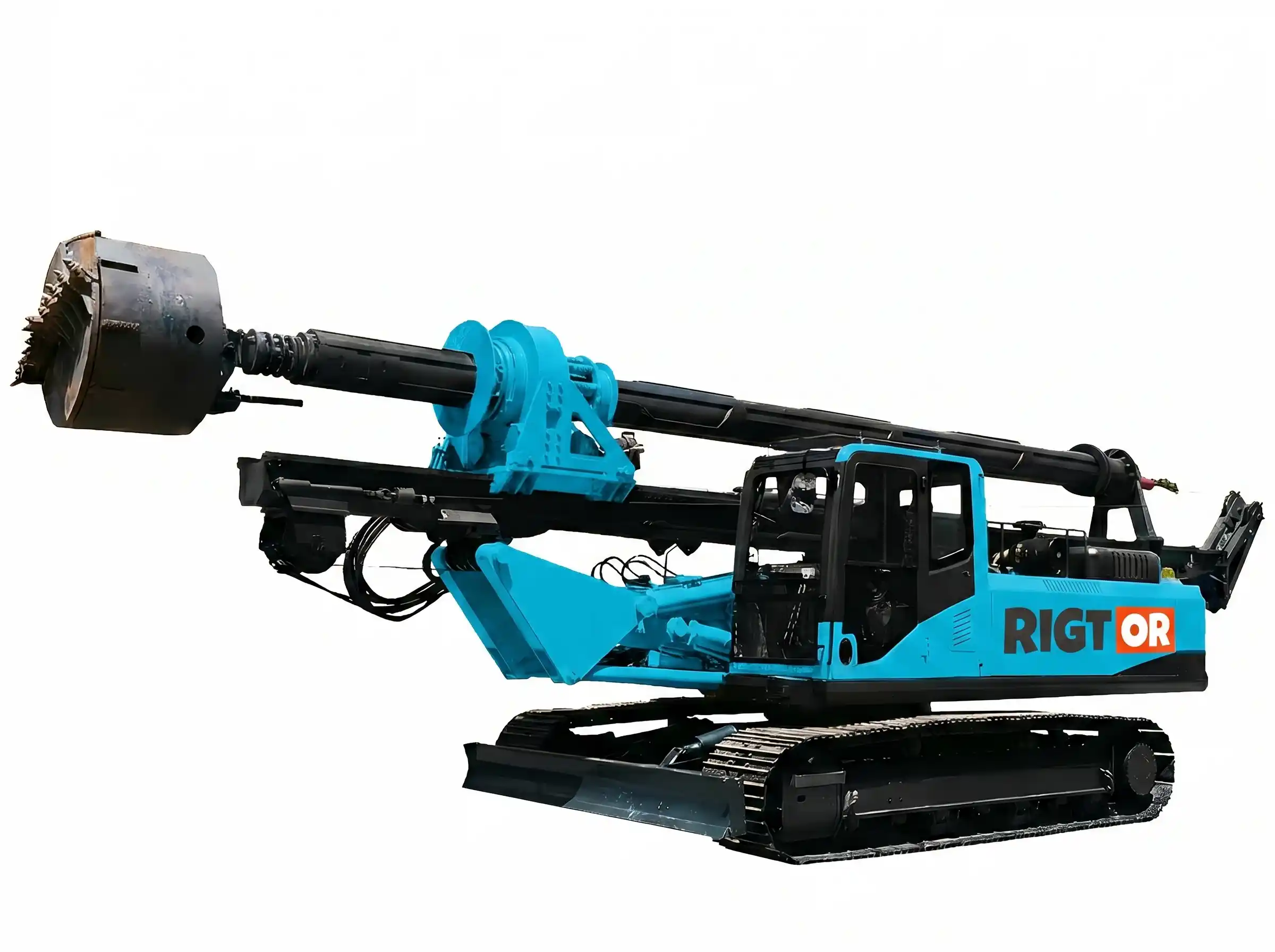 Hydraulic Crawler Rotary Drilling Rig with Auger Bucket