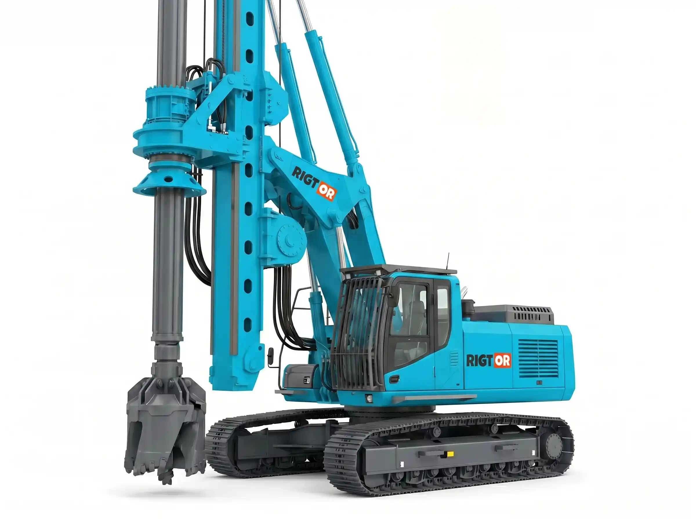 Crawler Hydraulic Rotary Drilling Rig for Bridge & High-Rise Building Foundation