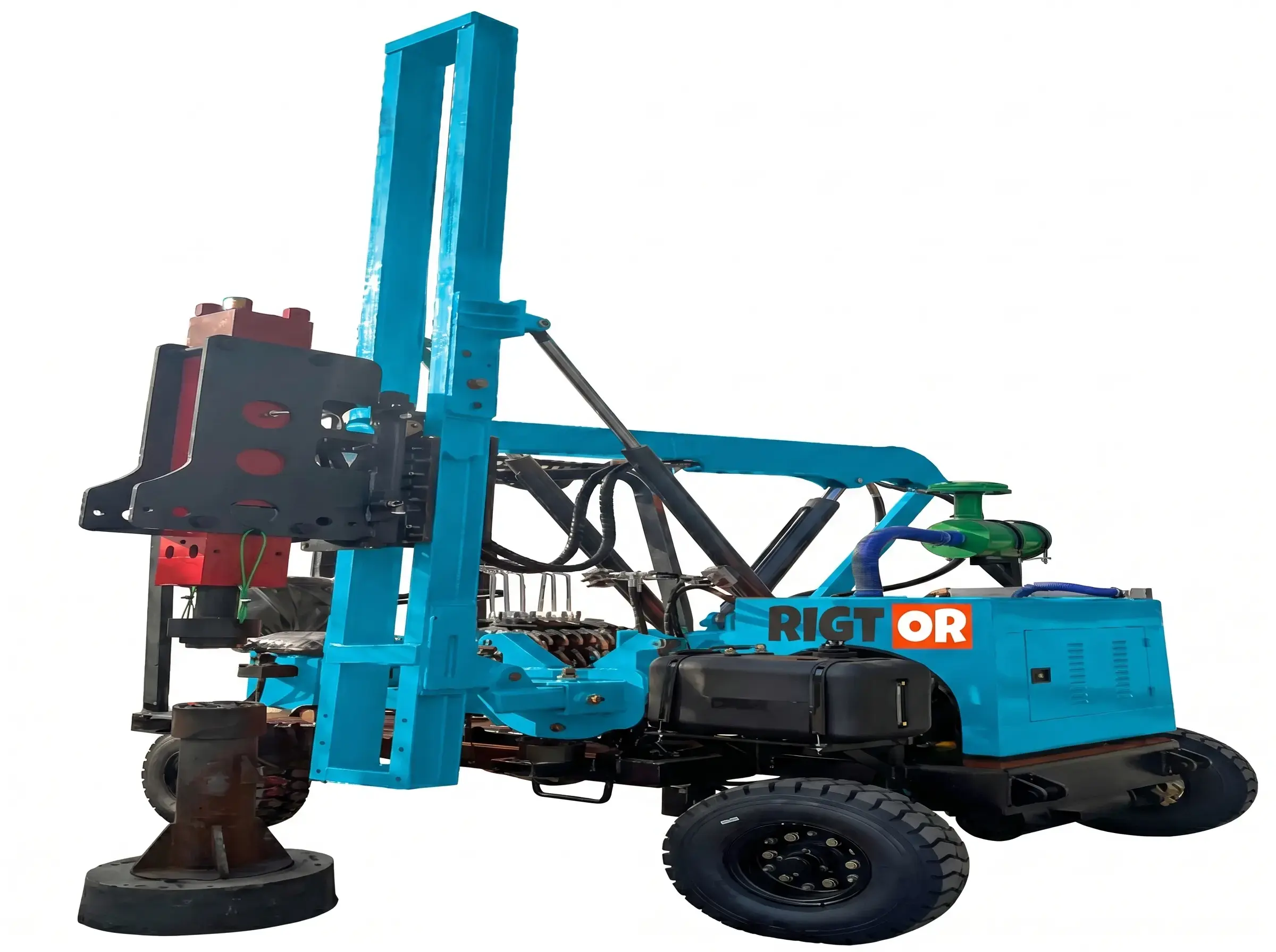 Hydraulic Small Highway Guardrail Pile Driver