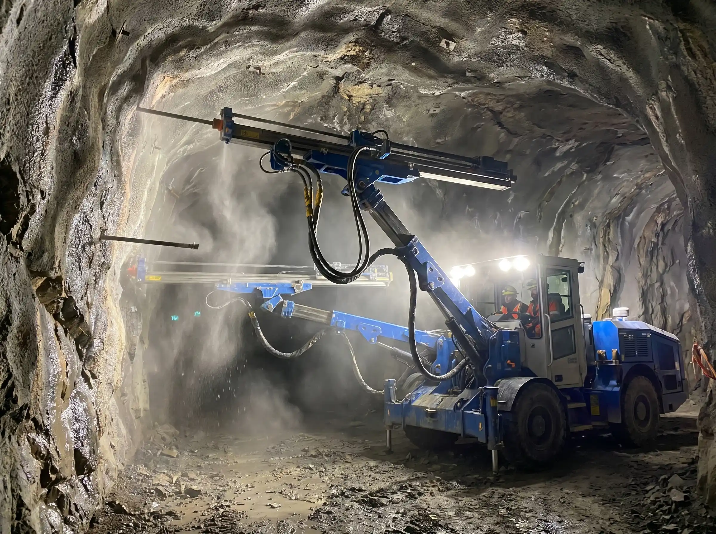 Underground Roof Bolting Jumbo Rig