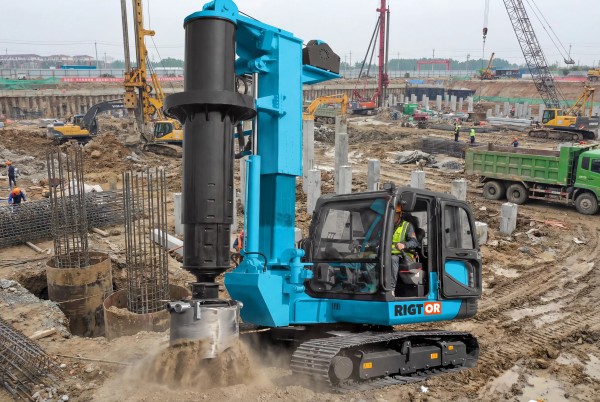 Rotary Drilling for Large Diameter Foundation Piles