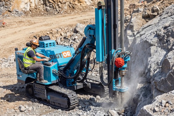 DTH Drilling for Hard Rock Foundation Engineering